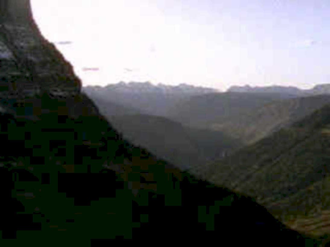 mountain valley scape 11980s 1990s A4 Photo Print