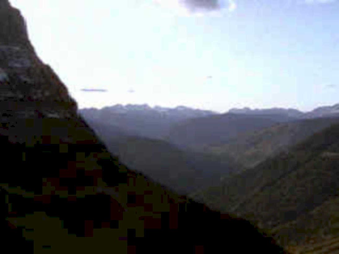mountain valley scape 31980s 1990s A4 Photo Print