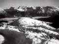 mountain valley snow1980s 1990s A4 Photo Print