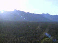 mountain valley sunrise1980s 1990s A4 Photo Print