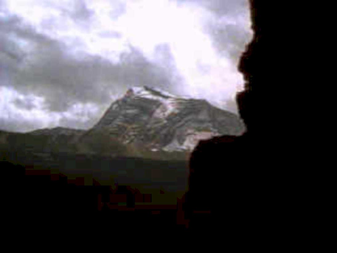 mountain vista scape1980s 1990s A4 Photo Print