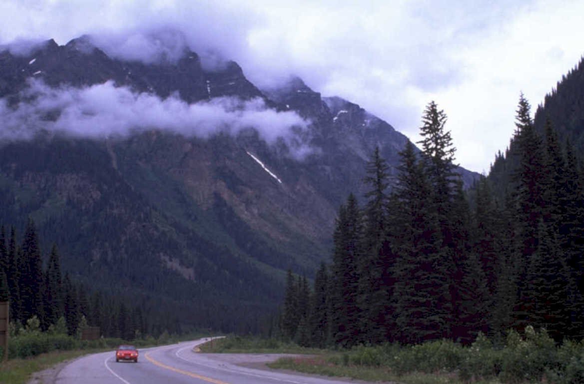 mountains road drive 1980s 1990s A4 Photo Print