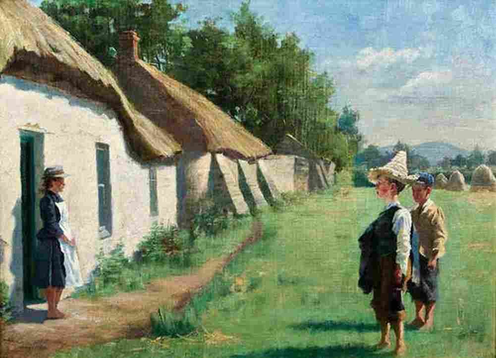 moy An Invitation to go Haymaking Art A4 Photo Print