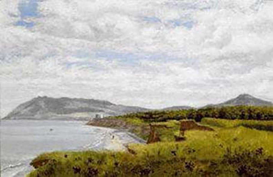 moy Killiney Beach Art A4 Photo Print