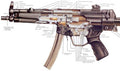 mp5 cutaway A4 Photo Print
