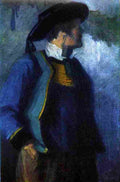 mrc Self portrait with Breton Costume Art A4 Photo Print
