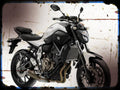 mt 07 abs A4 Photo Print Motorbike Vintage Aged