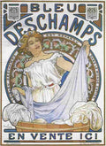 muc Bleu Deschamps Art A4 Photo Print