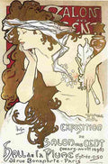 muc Salon des Cent 1896 Art A4 Photo Print