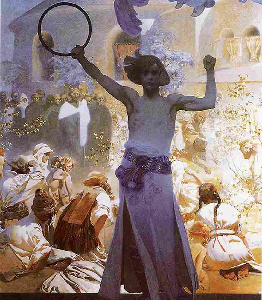 muc The Slav Epic Detail Art A4 Photo Print