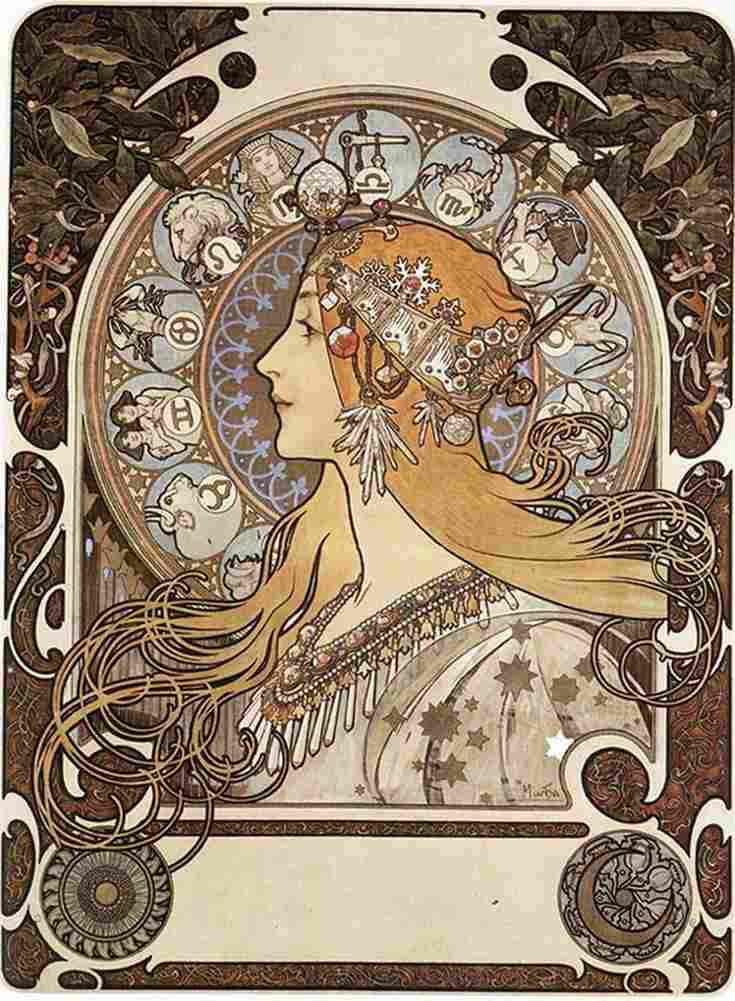 muc Zodiac Calender for La Plume Art A4 Photo Print