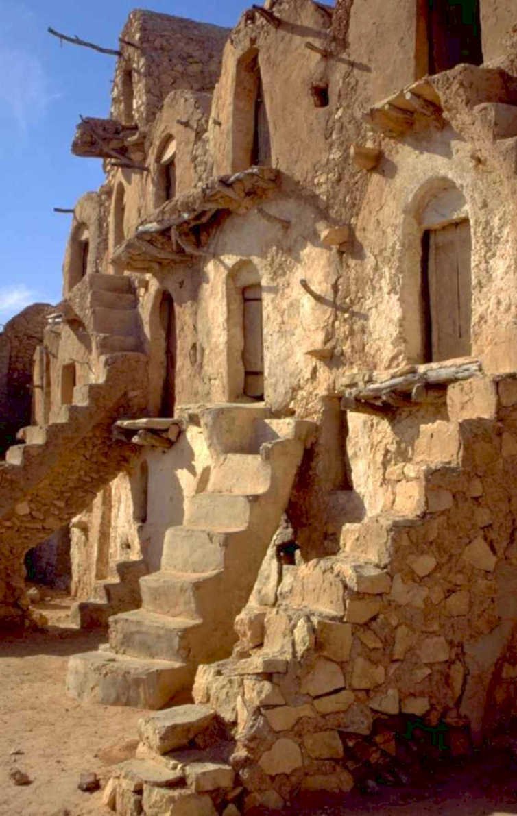 mud brick house 1980s 1990s A4 Photo Print
