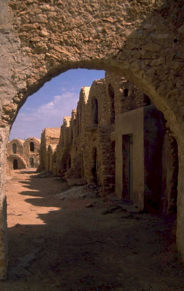 mud brick village 1980s 1990s A4 Photo Print