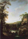 mullins River Landscape with Fishermen Art A4 Photo Print