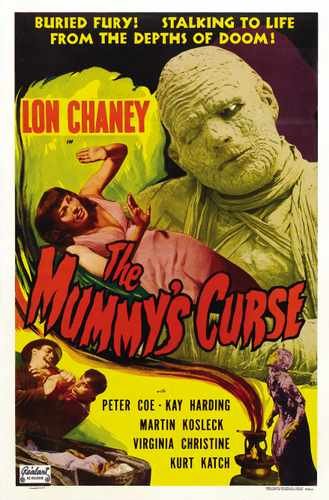 mummys curse  01 film star poster A4 Photo Print