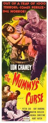 mummys curse  03 film star poster A4 Photo Print