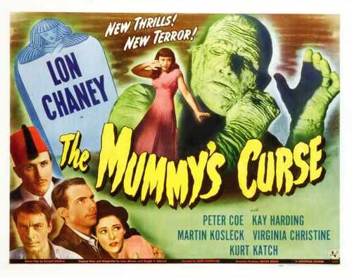 mummys curse  04 film star poster A4 Photo Print