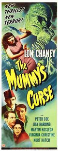 mummys curse  05 film star poster A4 Photo Print