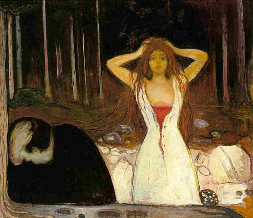munch ashes Art A4 Photo Print