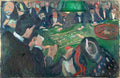 munch at the roulette table in monte carlo Art A4 Photo Print