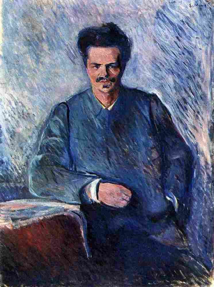 munch august strindberg Art A4 Photo Print