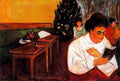 munch christmas in the brothel Art A4 Photo Print
