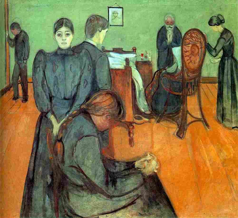 munch death in the sickroom 2 Art A4 Photo Print