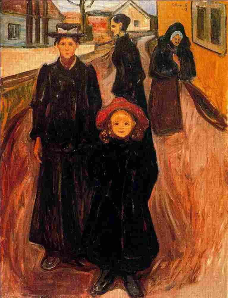 munch four ages in life Art A4 Photo Print