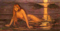munch lady from the sea Art A4 Photo Print