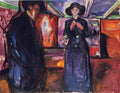 munch man and woman two Art A4 Photo Print