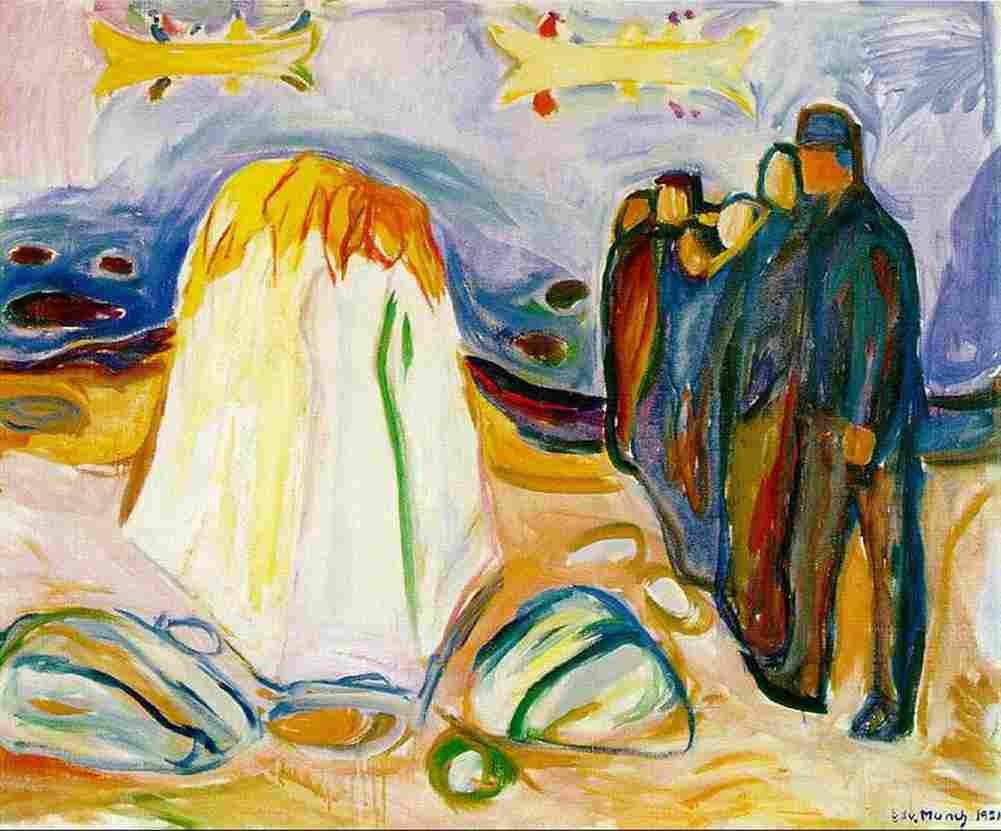 munch meeting Art A4 Photo Print