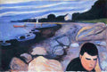 munch melancholy one Art A4 Photo Print