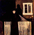 munch moonlight Art A4 Photo Print