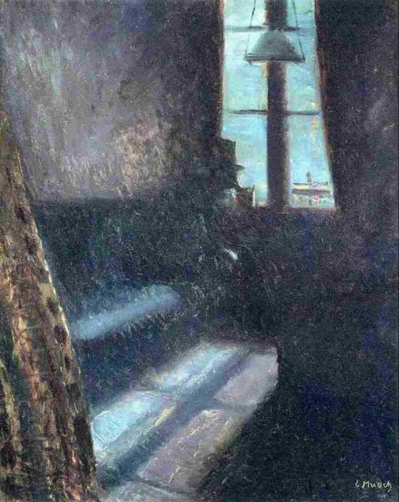 munch night Art A4 Photo Print