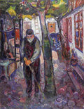 munch old man in warnemunde Art A4 Photo Print