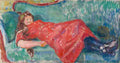 munch on the sofa Art A4 Photo Print
