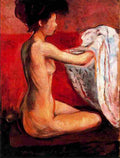 munch paris sitting figure Art A4 Photo Print