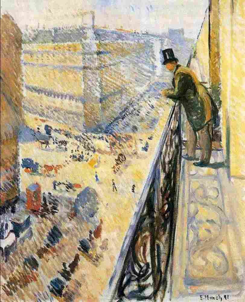 munch street lafayette Art A4 Photo Print