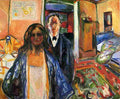 munch the artist and his model Art A4 Photo Print