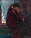 munch the kiss Art A4 Photo Print