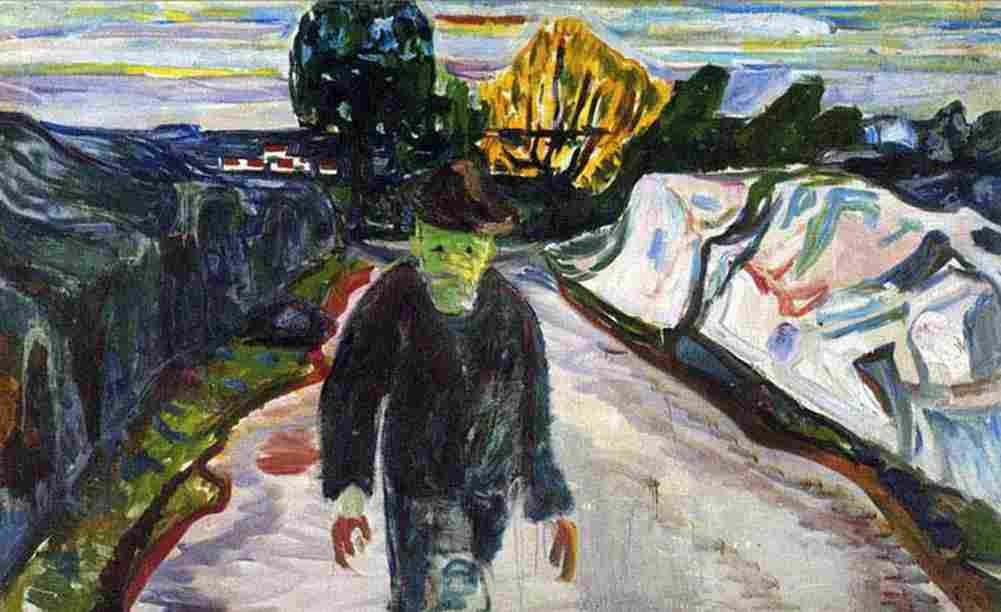 munch the murderer Art A4 Photo Print