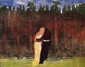 munch towards the forest two Art A4 Photo Print