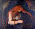 munch vampire Art A4 Photo Print