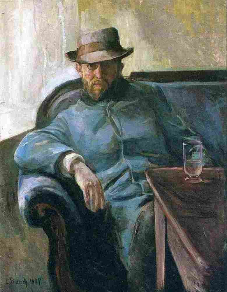 munch writer hans jaeger Art A4 Photo Print