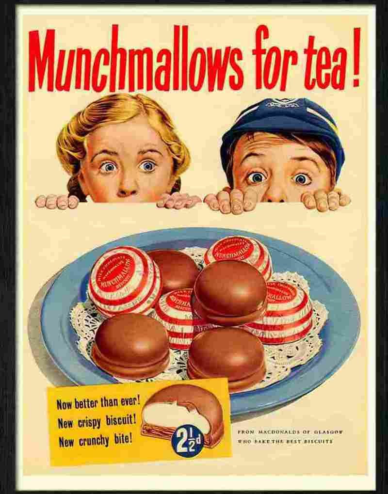 munchmallows 1950s Advert A4 Photo Print