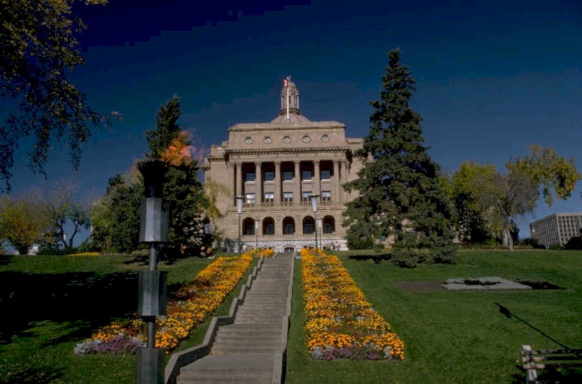 municipal building steps 1980s 1990s A4 Photo Print
