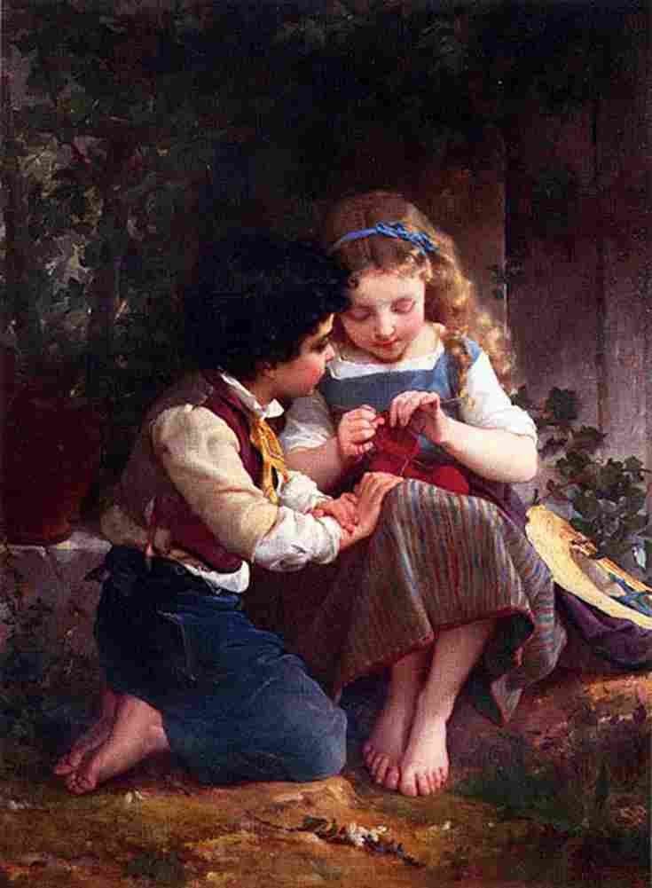 munier A Special Moment Art A4 Photo Print