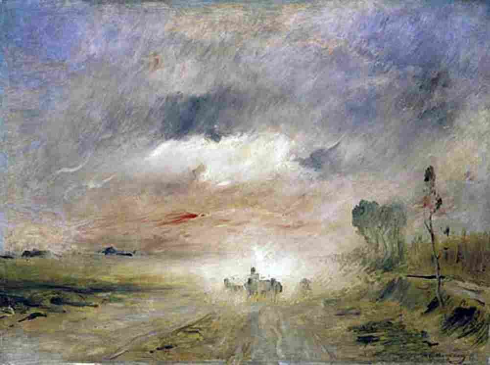 munk Dusty Road II Art A4 Photo Print