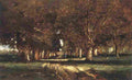 munk Line of Trees Art A4 Photo Print