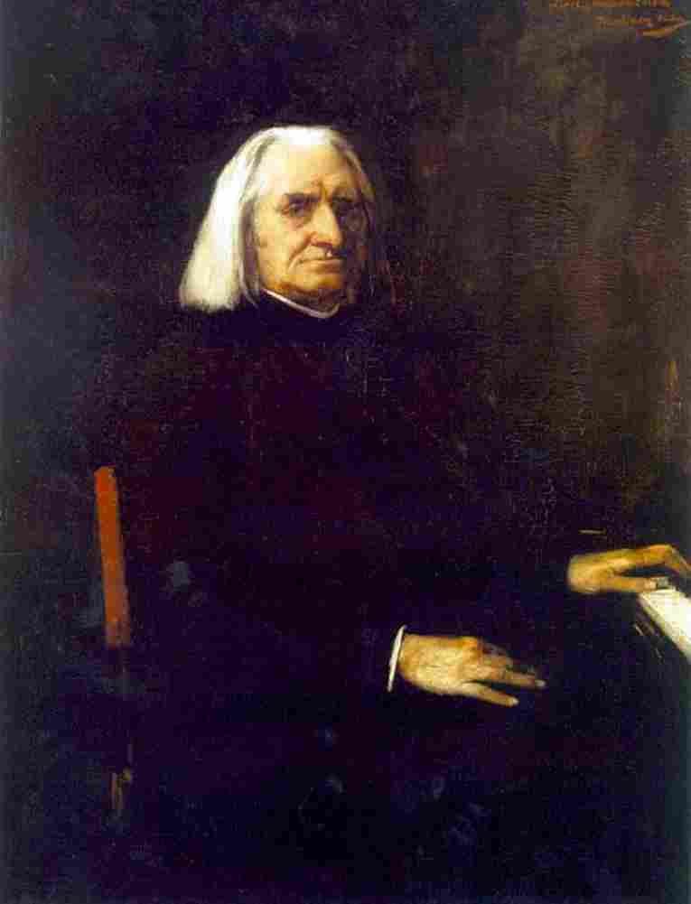 munk Portrait of Franz Liszt Art A4 Photo Print